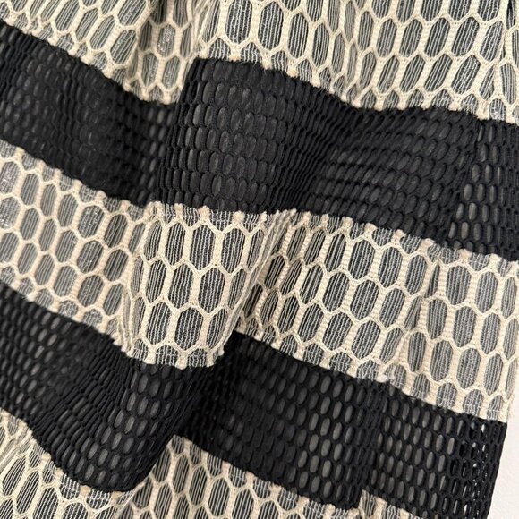 Sachi + Babi Maxi striped ayako midi skirt in jet Size 0 - Picture 10 of 11